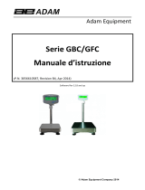 Adam Equipment GBC GFC Manuale utente