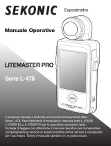 Sekonic L-478D-U LiteMaster Pro Light Meter Istruzioni per l'uso
