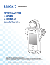 Sekonic SpeedMaster L-858D-U + RT-BR Transmitter Module Bundle Kit Istruzioni per l'uso