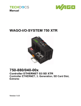 WAGO ETHERNET Telecontroller/XTR Manuale utente