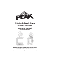 PEAK PKC0VER Owner's Manual And Warranty Information