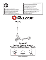 Razor POWER A5 ELECTRIC SCOOTER BLACK LA Manuale utente