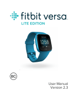 Fitbit Versa Lite Smart Watch Manuale utente