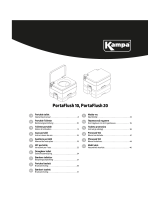 Dometic Kampa Portaflush 10, Portaflush 20 Istruzioni per l'uso