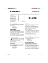Blaupunkt ic 4600 Manuale del proprietario
