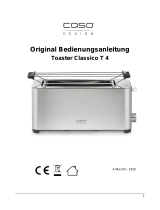Caso Classico T4 Toaster Istruzioni per l'uso
