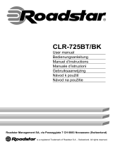 Roadstar CLR-725BT/BK Manuale utente