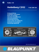 Blaupunkt HEIDELBERG CD52 Manuale del proprietario