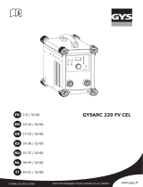 GYS GYSARC 220 FV CEL Manuale del proprietario