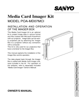 Sanyo POAMD07MCI - Digital AV Player Install And Operation Instructions