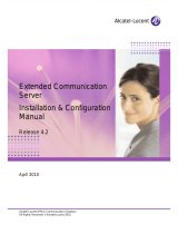 Alcatel-Lucent Extended Communication Server Installation & Configuration Manual