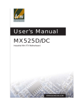 BCM MX525DC Manuale utente