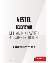 VESTEL 55PF8055 Operating Instructions Manual