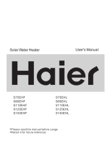 Haier S110EHL Manuale utente