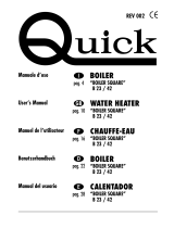 Quick Boiler Square B 23 Manuale utente