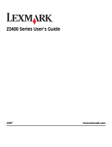 Lexmark Z2420 Manuale utente