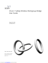 3com 3CRWE675075-UK - 11 Mbps Wireless LAN Workgroup Bridge Manuale utente