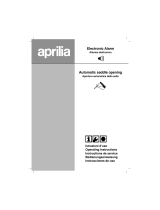APRILIA ELECTRONIC ALARM - 2007-2008 Manuale del proprietario