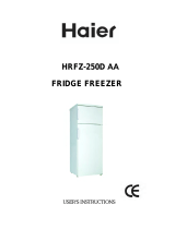 Haier HRFZ-250D Manuale utente
