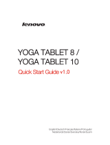 Lenovo YOGA TABLET 10 Guida Rapida
