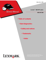Lexmark 4036-308 Manuale utente