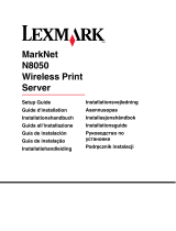 Lexmark MARKNET N8050 WIRELESS PRINT SERVER Manuale del proprietario