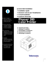 Tektronix PHASER 380 Manuale utente