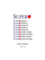 Supermicro SUPER X7SPE-H Manuale utente
