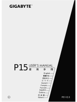 Gigabyte P15 Manuale utente