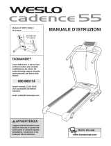 Weslo Cadence 450v Treadmill Manuale D'istruzioni