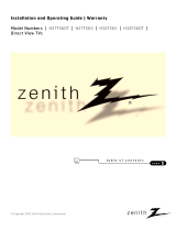 Zenith H27F56S Guida d'installazione