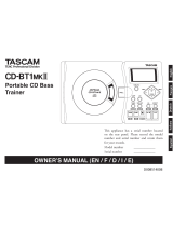 Tascam CD-BT1MKII Manuale del proprietario