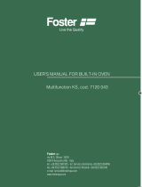 Foster KS multifunzione PL 60x60 Manuale utente
