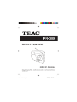 TEAC PR-300 Manuale del proprietario