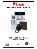 Pyronix Matrix 832+ Manuale utente