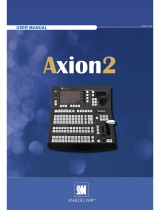 Analog way Axion2 Manuale utente