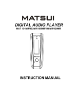 Matsui 120MR Manuale utente