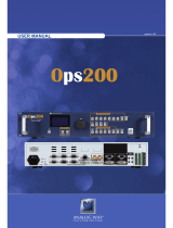 Analog way Ops200 Manuale utente