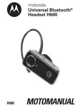 Motorola H680 - Headset - Over-the-ear Manuale utente