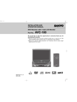 Sanyo AVC-100 Istruzioni per l'uso
