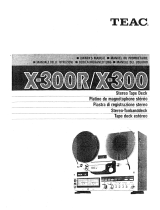 TEAC X-300 Manuale del proprietario