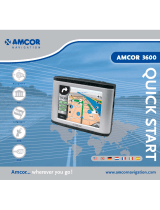 Amcor GPS Navigation System 3600 Manuale utente