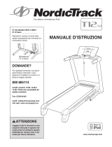 NordicTrack T12 Si Cwl Treadmill Manuale D'istruzioni