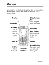 Motorola C975 3G Manuale utente