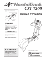 NordicTrack Cxt 1200 Elliptical Manuale D'istruzioni
