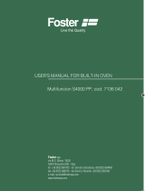Foster Multifuncion S4000 PP Manuale utente