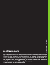 Motorola BLUETOOTH T305 PORTABLE HANDS-FREE SPEAKER Manuale utente