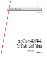 Intermec EasyCoder 4440 Manuale utente