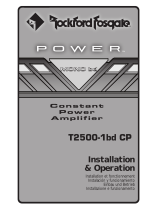 Rockford Fosgate t2500 1bd Manuale utente