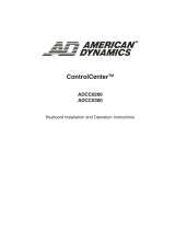 American Dynamics ADCC0200 Manuale utente